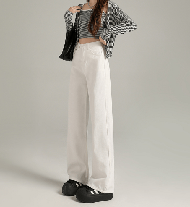 ホワイトデニムスリムフィットパンツ UNIQLO ホワイトデニム スリムフィットパンツ - メルカリ