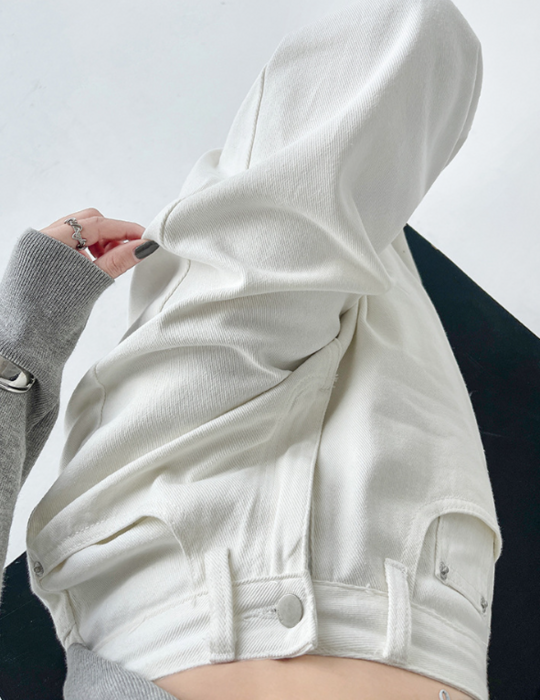 骨格ストレートホワイトワイドデニムパンツ パンツ|骨格