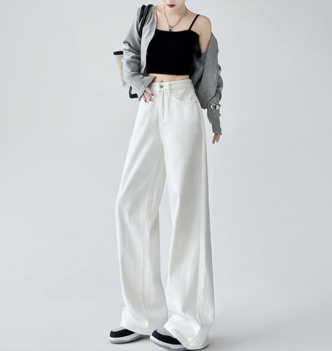 HARi　RANCH PANTS　ホワイトデニムパンツ　ワイドストレート　3 HARi RANCH PANTS ホワイトデニムパンツ ワイドストレート 3