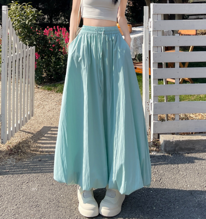 PICTURES ロングバルーンスカート ELFRANK スカート サテンロングバルーンスカート : ZOZOTOWN