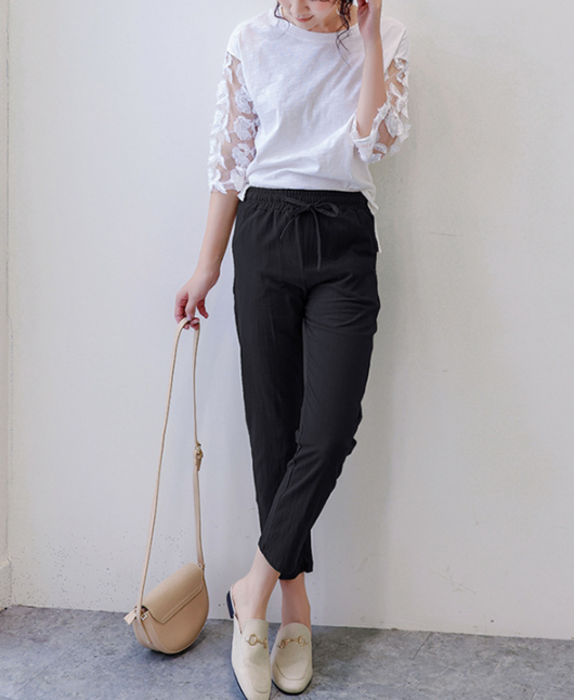 HERNO ドローストリングストレートレッグパンツ 【関税込】 0a746fc63e935c150583da881f8dd9