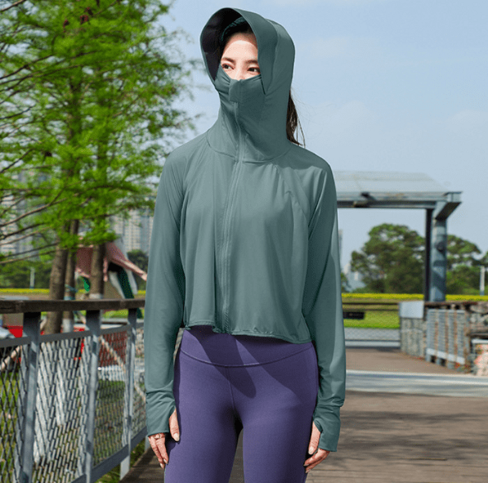 骨格ナチュラルUVカットサンバイザーパーカー アウター/コート|骨格