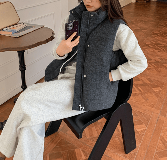 骨格ウェーブダウンベスト（アウター）｜骨格ウェーブ専門通販サイト