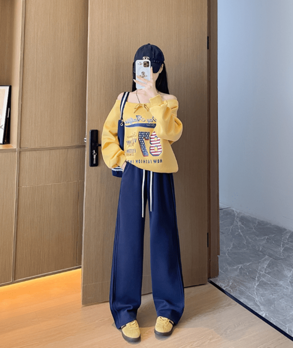 骨格ナチュラルサイドピンタックスウェットパンツ パンツ|骨格