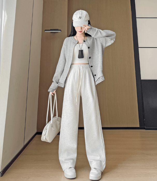 骨格ナチュラルサイドピンタックスウェットパンツ パンツ|骨格