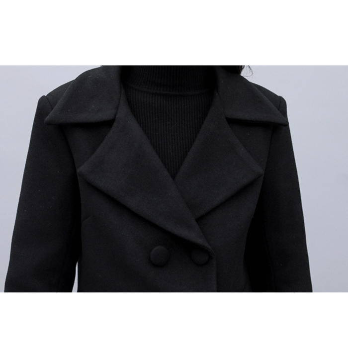 骨格ウェーブラペルジャケット×ワイドパンツセットアップ