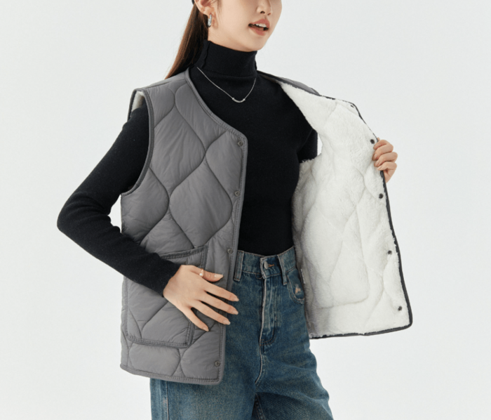 骨格ストレートキルティング中綿インナーベスト その他|骨格ストレート