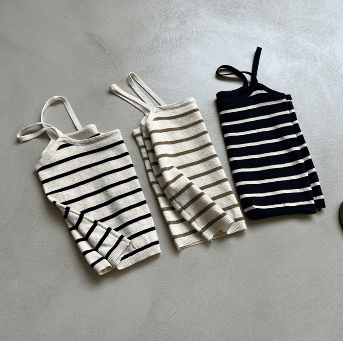 新品　未使用　VALENTINO キャミソール　ボーダー MAISON SPECIAL キャミソール Border Camisole Halter Neck Set