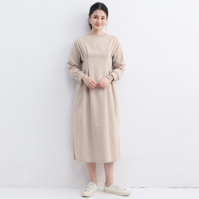 骨格ウェーブウエストマークワンピース（ワンピース）｜骨格ウェーブ