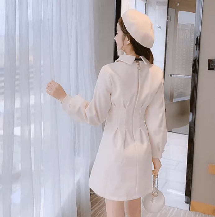 量産型/参戦服/推し活 バックジッパーベルトリボンミニ