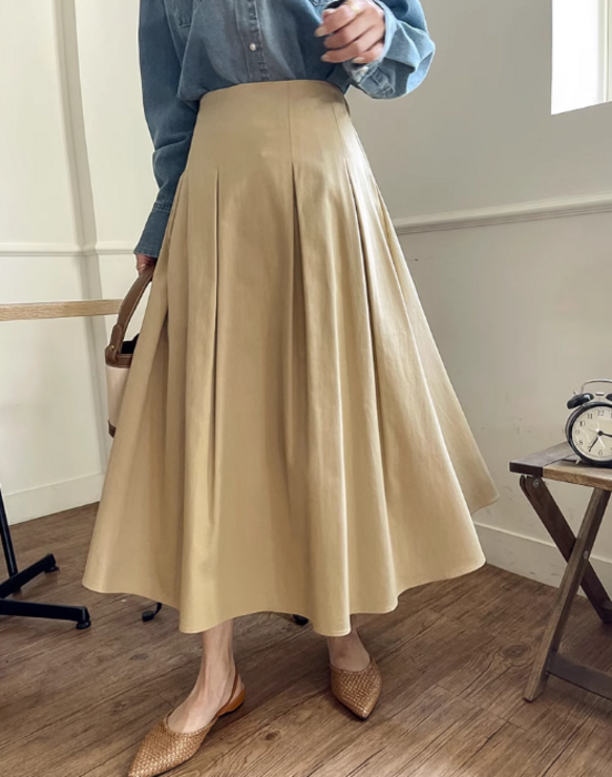 8yards ゴルフ フレアスカート グレージュ　M ⭐︎新品未使用⭐︎ 骨格ストレートフォーマルフレアスカート フレア/Aライン