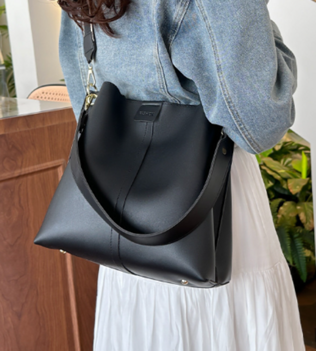 骨格ストレート2wayバケツトートバッグ バッグ|骨格ストレート専門通販