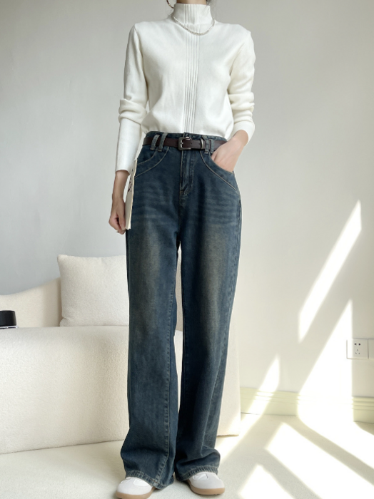 パンツ ワイドストレート シンプル ルーズ 大人カジュアル 全2色 楽天市場】【OUTLET SALE】パンツ《ストレートワイドスラックス