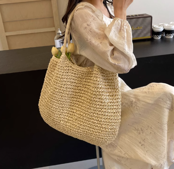 SEA♡エクリュ かごバッグ Z-10178 リングハンドル カゴバッグ 夏 春レディース かごバッグ