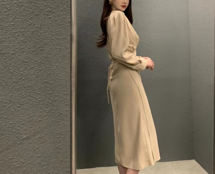 エスニック ワンピース花柄 春秋冬 森ガール ナチュラル系