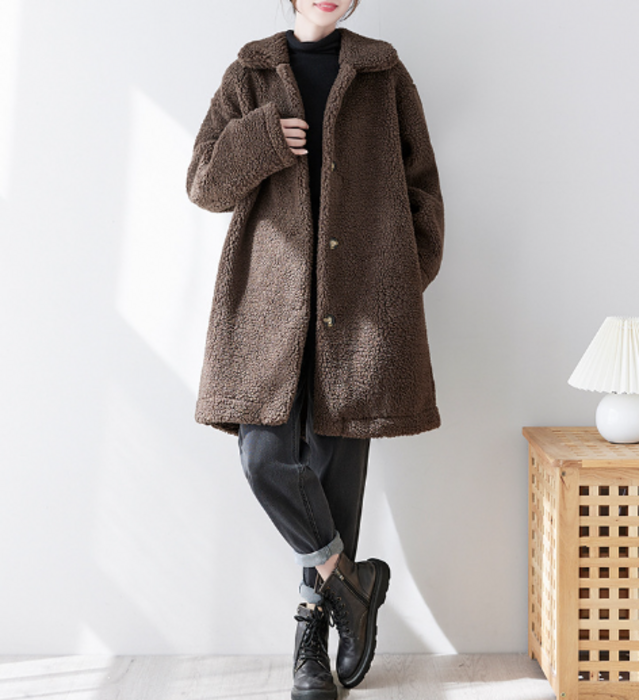 【あかりんご】超美品♡ ボアジャケット 骨格ナチュラルオーバーサイズボアジャケットアウター ジャケット|骨格