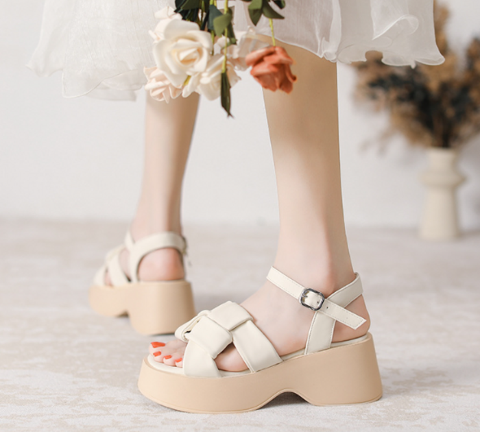 骨格ストレートデザインストラップサンダル シューズ|骨格