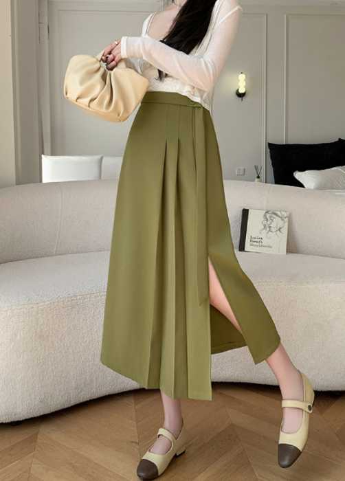 vintage プリーツ　ロング　スカート　ストレート シフォンプリーツロングスカート＜大きいサイズ有＞ 通販