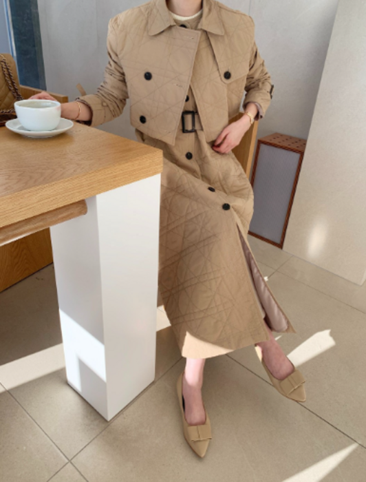 骨格ストレート3wayトレンチコート コート|骨格ストレート専門