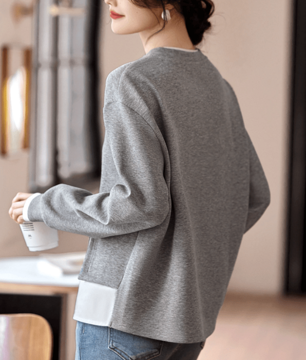 Theory - Theory 20aw 異素材レイヤードプルオーバー 骨格ナチュラルレイヤードデザインプルオーバー Tシャツ