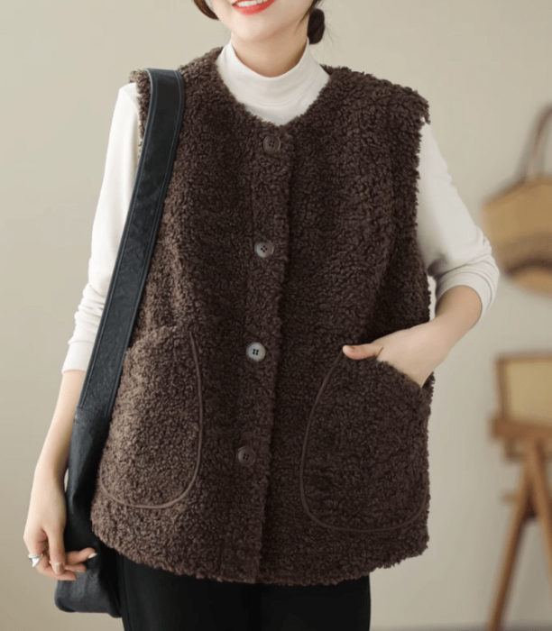 pheeny ウェーブボアベスト 限定価格☆pheeny Wave boa vest pheeny 【公式通販】
