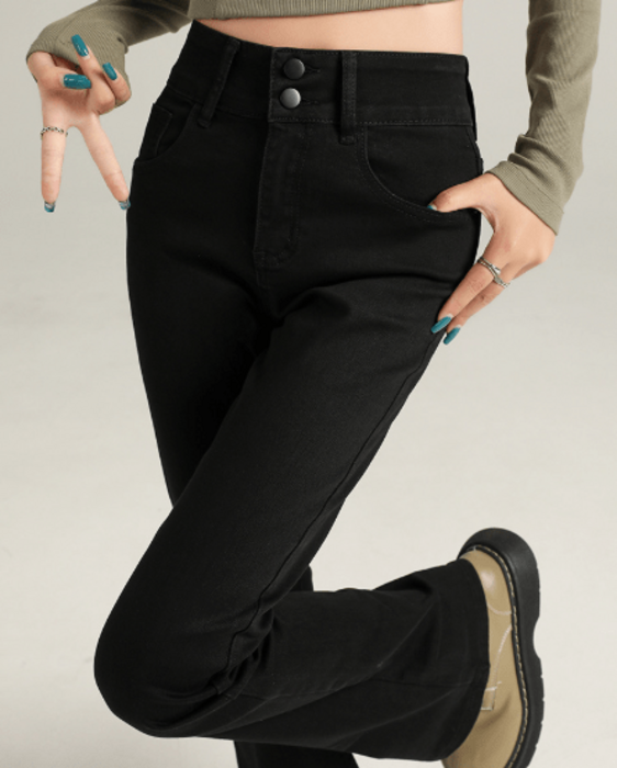 【as\"on】ハイウエスト スリム フレア デニム パンツ◆ cu531_v12.jpg