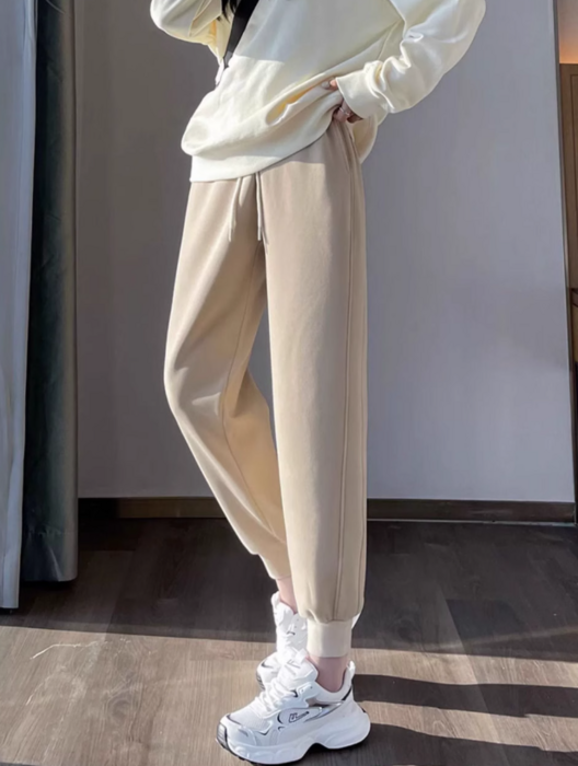 骨格ナチュラル裏起毛スウェットパンツ ストレートパンツ|骨格