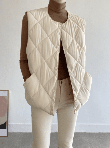 ロージーモンスター　3way peplum outer　※キルティングベストのみ ロージーモンスター 3way peplum outer ※キルティングベストのみ